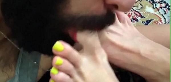  Rojhin Rasuli an Iranian mistress she is the most beautiful mistress all over the world with a slave kissing her feet and licking her soles and sucking her amazing toes